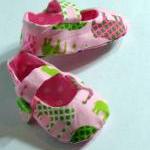 Crib Shoes Baby Girls Pink ..