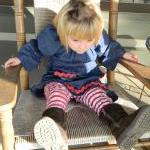 Girl's Peppermint Ruffle Le..