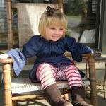 Girl's Peppermint Ruffle Le..